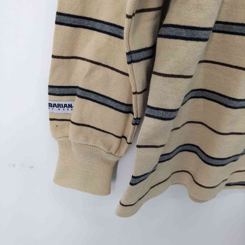 バーバリアン BARBARIAN カナダ製 L/S ボーダーカットソー メンズ JPN:S